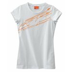 Girls Logo Tee White  XS