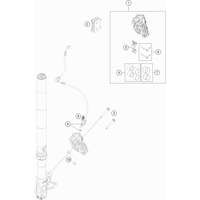 BREMSBELÄGE VORNE TT2172 von KTM - 60313130000 - ktm-shop24.de 