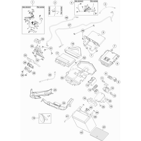 Halterung ECU