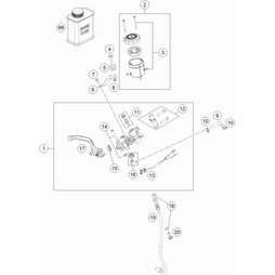 KUPPLUNGSSCHALTER ATV von KTM - 83111049000 - ktm-shop24.de - KTM 