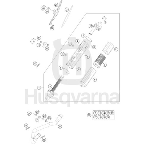 Auspuffkrmmer 250