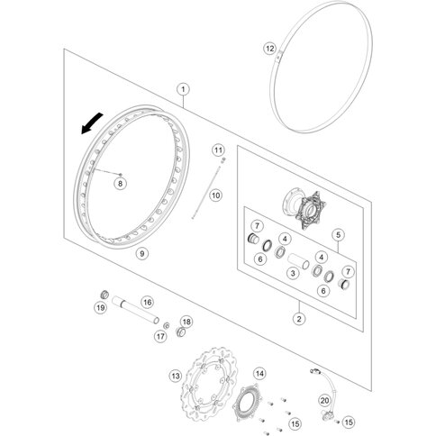 Bremsscheibe vorne D=300