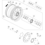 Vorderrad kpl. 3,5x17 TL OR.