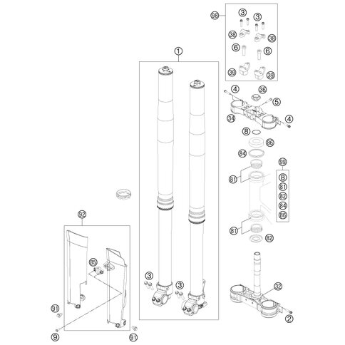 GABEL WP 350 SX-F US/350FC  14