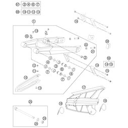 KETTENFÜHRUNGS KIT HINT. 09-14