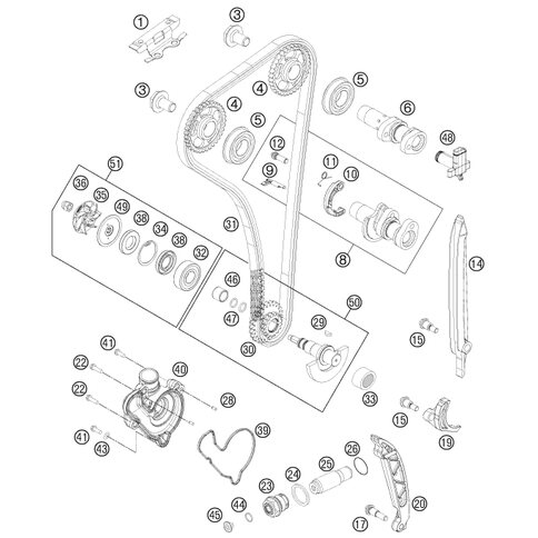 WASSERPUMPEN REP. KIT  11-14