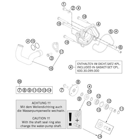 WASSERPUMPEN REP. KIT  09-12