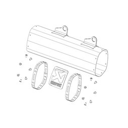 Reparaturkit Endschalldmpfer