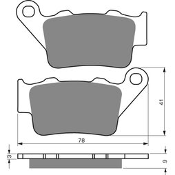 Goldfren Bremsbeläge 023 K1 Sintermetall