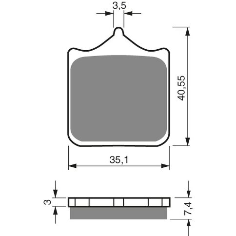 Goldfren Bremsbeläge 177 GP5 Keramik-Karbon