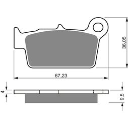 Goldfren Bremsbelge 187 S3 Keramik-Karbon racing