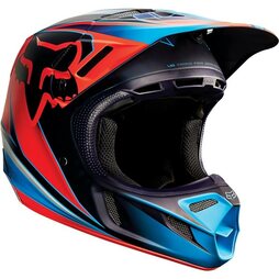 FOX V4 Race Helm 15 in rot