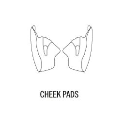 Cheek Pads Street Evo 14