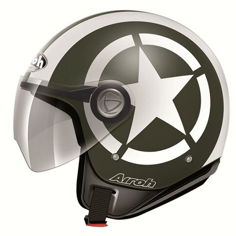 Airoh Compact Shield grün matt XS (53/54)