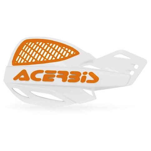 Acerbis Handschutz UNIKO Vented Weiß Orange inkl. Anbaukit