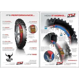 Tubliss Tire Core 18", schlauchlos, MX, Enduro