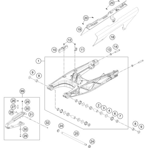 SCHEIBE KETTENGLEITSCHUTZ