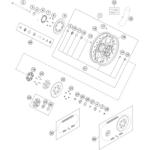 KTM Dämpfergummi Hinterrad 90210059100 - KTM-Shop24.de