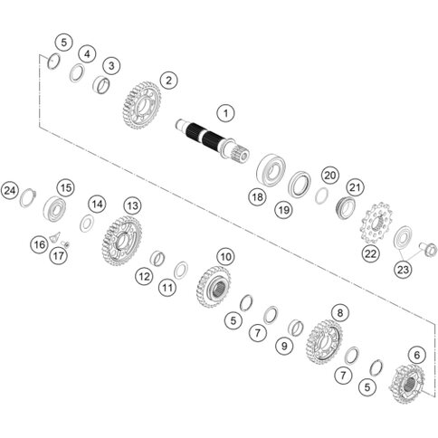 Anlaufscheibe 25x0,8x30x30x7H