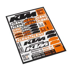 KTM LOGO STICKER SHEET