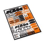 KTM LOGO STICKER SHEET