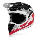 Acerbis Helm Profile 2.0 Schwarz Rot Weiß