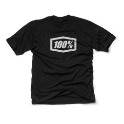 100% T-Shirt Essential in schwarz