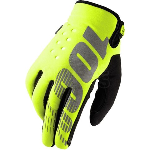 100% Handschuhe Brisker Neoprene Neongelb