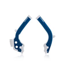 Acerbis Rahmenschutz X-Grip KTM + Husqvarna in weiss-blau
