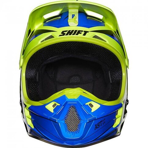 Shift Assault Race Helm in gelb blau