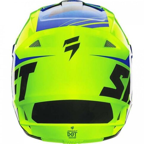Shift Assault Race Helm in gelb blau L