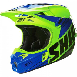 Shift Assault Race Helm in gelb blau XL