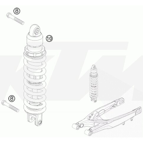 MONOSHOCK 250/300XC250XCF08