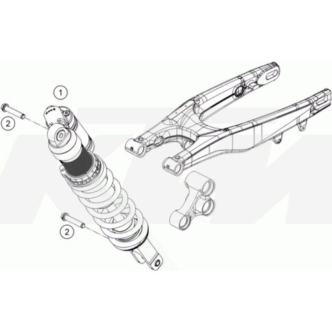 MONOSHOCK 350 XC-F          15