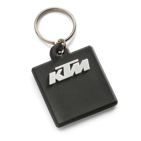 Logo Rubber Keyholder Black