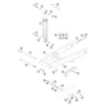 MONOSHOCK SX SEN. L=275MM   02