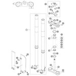 GABELSCHUTZ-SET 85/105 ORAN.