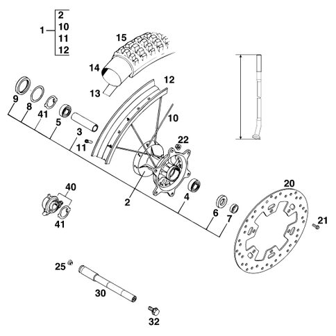 FELGENBAND 21  PIRELLI