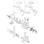 KURBELWELLE 250/300 MXC,EXC 04