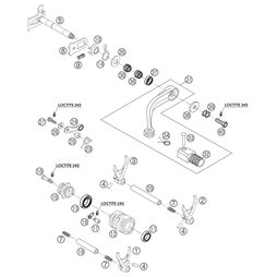 Schaltwelle verschweißt