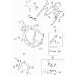 Motorstrebe links