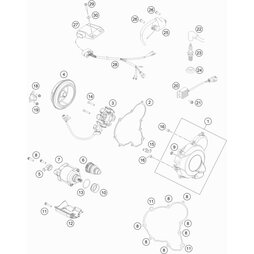 Halteblech Generatorkabel