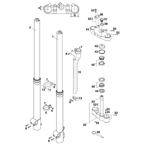 GABELBR.U.KPL. X=16MM/D=50MM