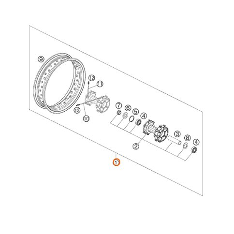 HINTERRAD KPL.4,25X18SW.06