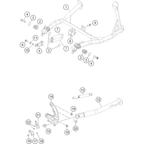 SEITENSTÄNDER L=279 MM