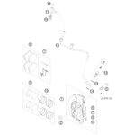 BREMSZANGE RADIAL LINKS     07