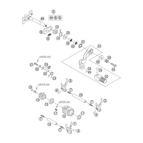 SCHALTARRETIERUNG KPL.    05