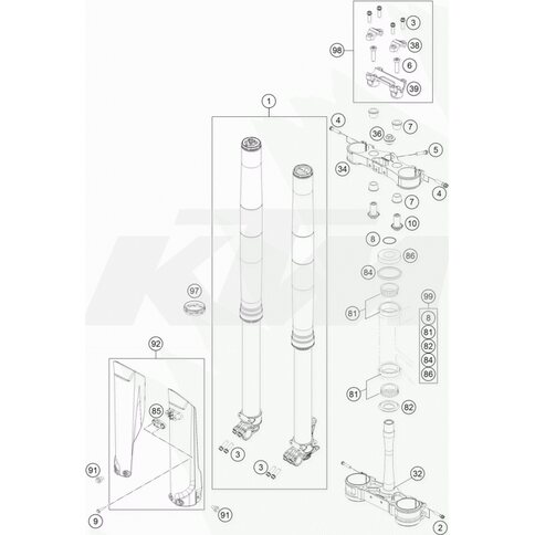 Klemme für Bremsschlauch