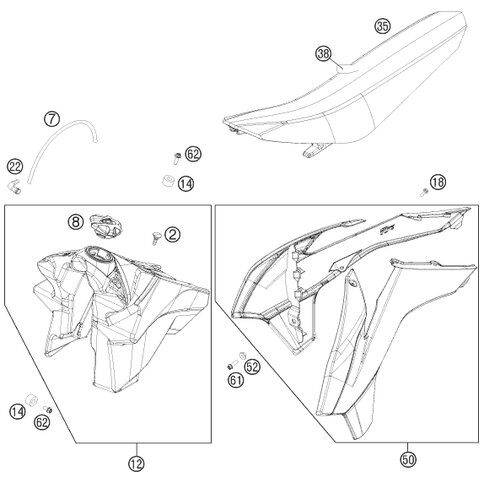 SPOILER KIT SX            2015