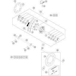 SPEICHE M4,5X205-19        16